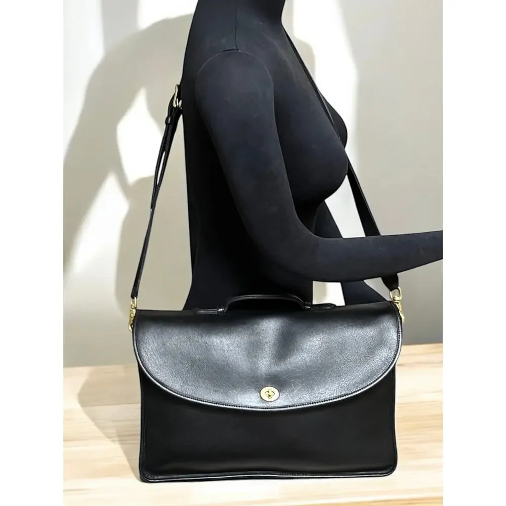 Vintage Coach 5265 Lexington Brief Bag - Picture 7 of 12